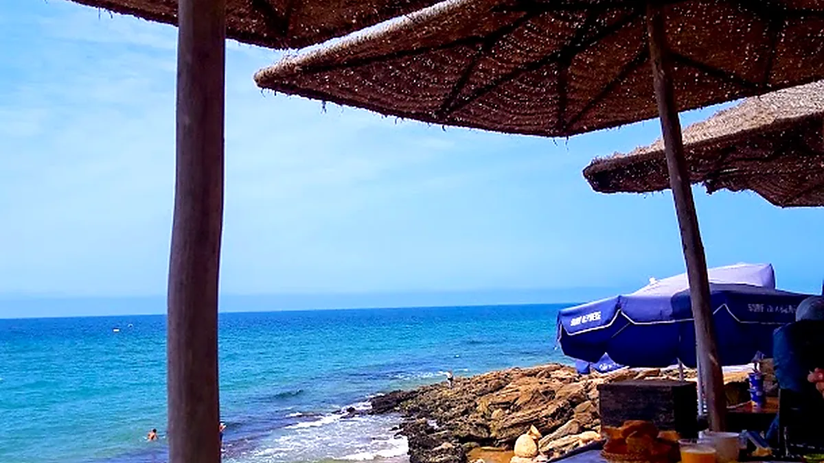 Une plage sur la côte atlantique marocaine