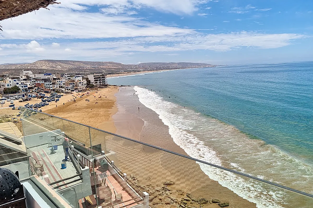 Tamraght, Morocco — Quieter than Taghazout, and where most first lessons actually happen