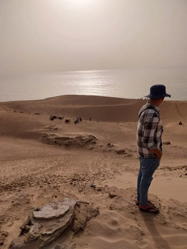 Sand dunes in the Moroccan Sahara — Surf and desert: Agadir to Merzouga and back