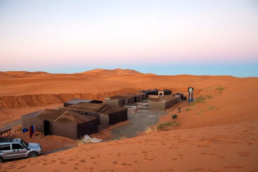 A nomad camp in the Moroccan desert — Surf and desert: four days with a whole day in the Sahara