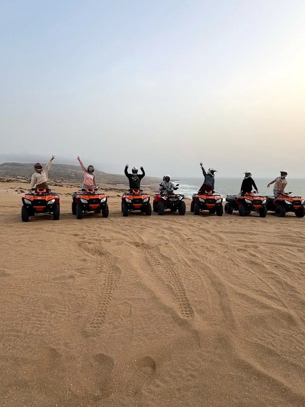 Quad biking on the dunes — Surf and quad biking in the Timlalin dunes