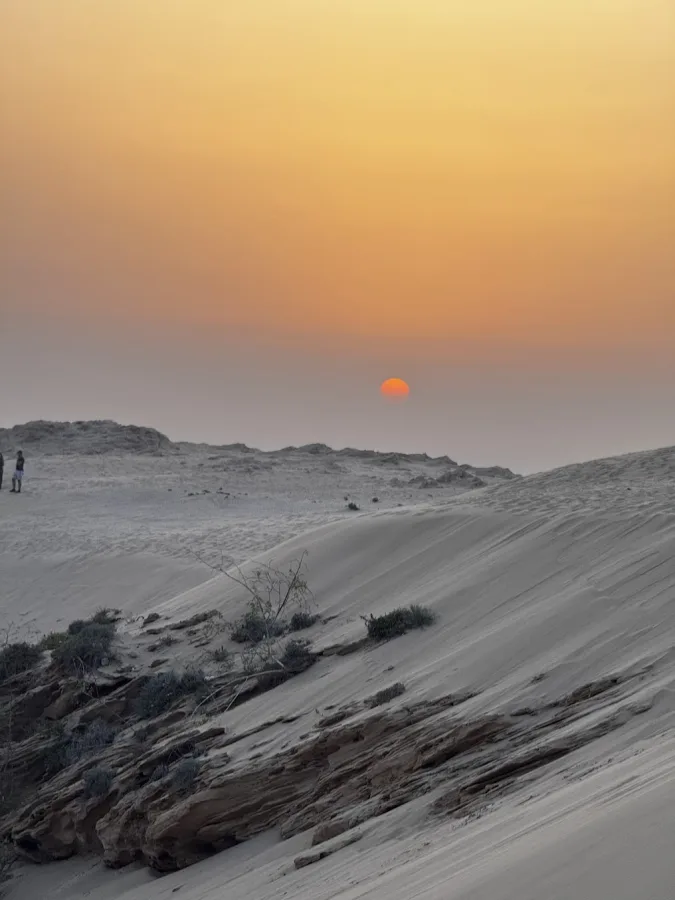 Sand dunes in the Moroccan Sahara — Surf and desert: Agadir to Merzouga and back