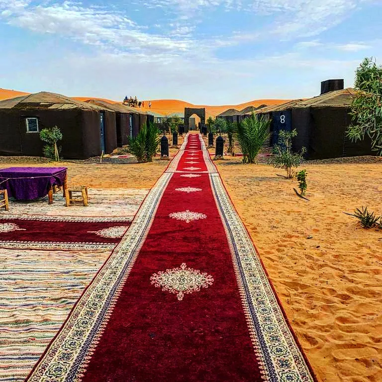 A desert camp among the dunes — Surf and desert: Agadir to Merzouga and back