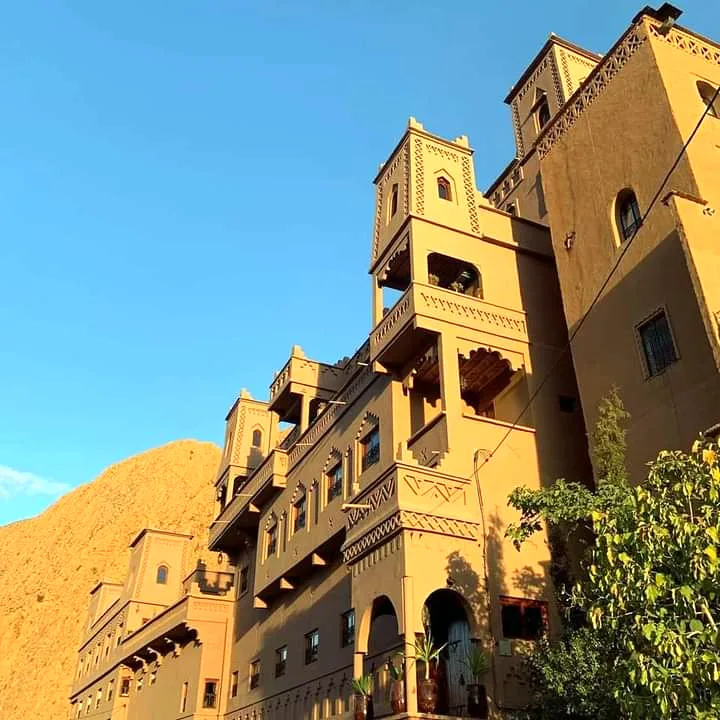 A mud-brick kasbah in southern Morocco — Surf and desert: four days with a whole day in the Sahara