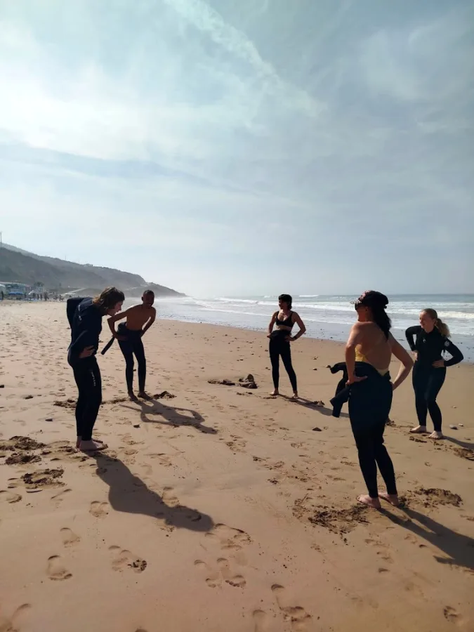 A beach on the Moroccan Atlantic coast — Surf and desert: Agadir to Marrakech