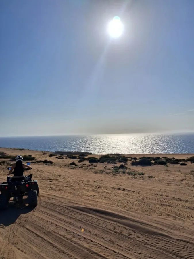 Quad biking on the dunes — Surf and quad biking in the Timlalin dunes