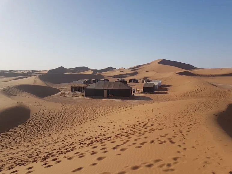 Sand dunes in the Moroccan Sahara — Surf and desert: Agadir to Merzouga and back